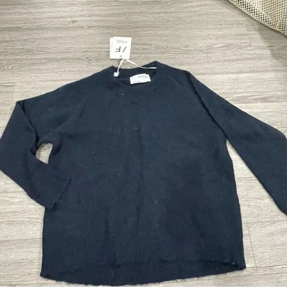 Selected Femme NWT LULU O-NECK NOOS - Jumper Sapphire melange Navy XL - Picture 3 of 15